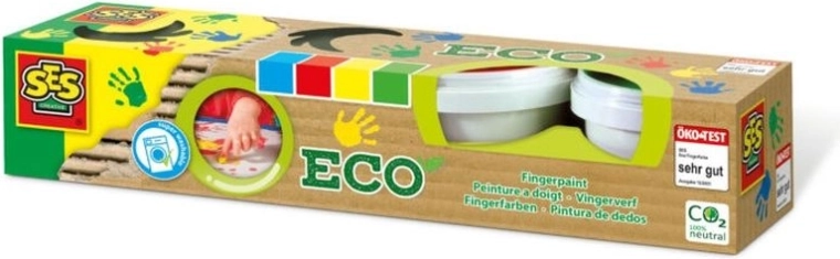 Peinture à doigts SES Eco – 4 couleurs