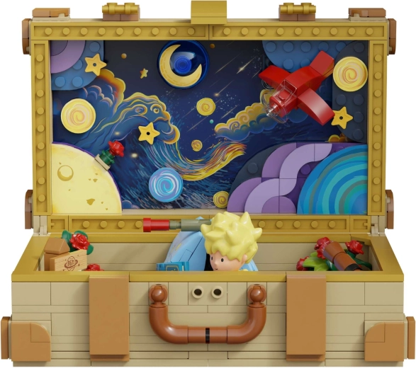 Valisette ouvrante avec scène étoilée