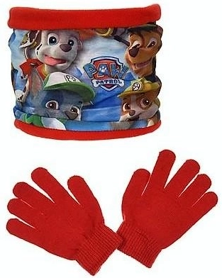 Tour de cou et gants Pat’ Patrouille