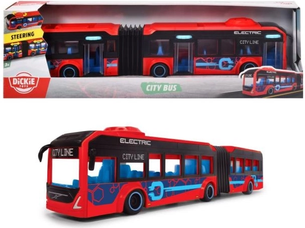 autobus urbain articulé Volvo 40 cm – modèle électrique de Dickie Toys
