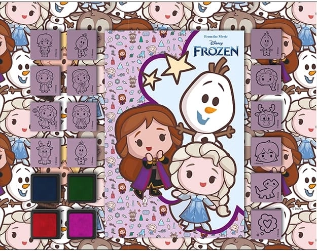 Tamponnage amusant La Reine des neiges