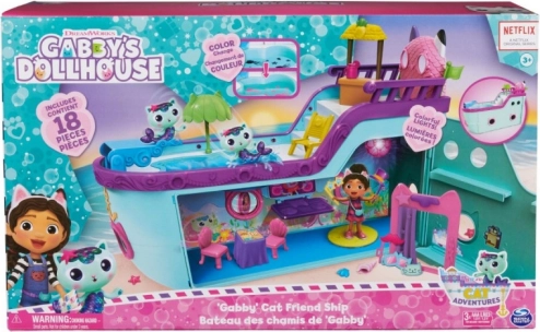 Ensemble de figurines La Maison des Chats de Gabi Sirènes du bateau d’excursion
