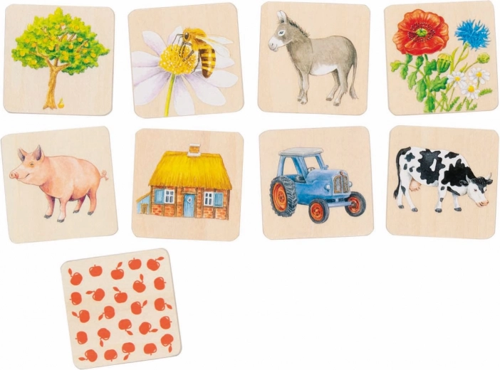 Memory en bois Campagne de GOKI