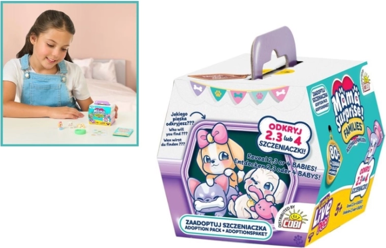 COBI Little Live Pets Les familles adoptent des chiots - 1 pièce