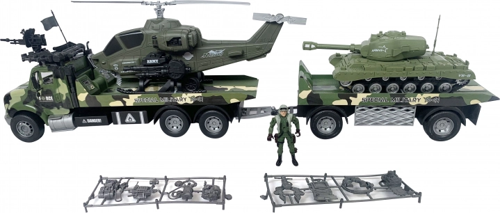 Tracteur militaire avec soldat 80 cm