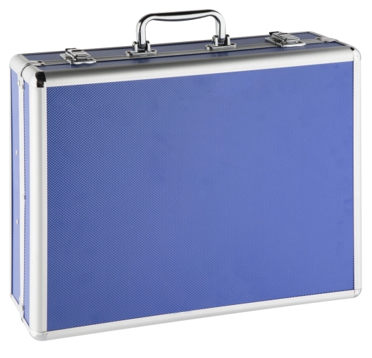 Mallette métallique robuste pour voyages et maison