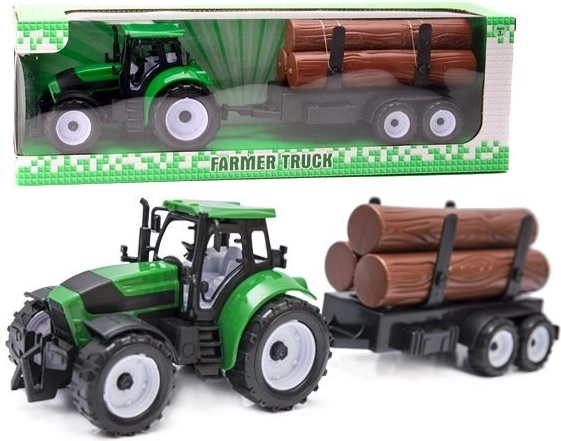 Tracteur avec remorque - 1 pièce
