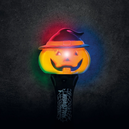Lampe LED d'Halloween en forme de citrouille à piles