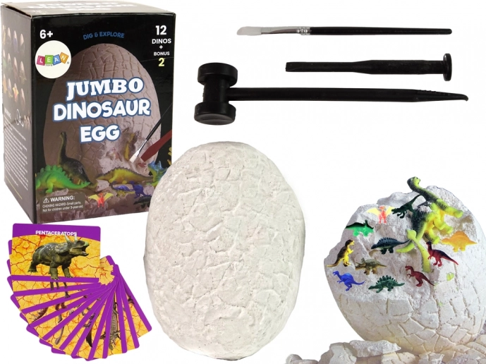 Œuf de dinosaure géant - Ensemble pour paléontologie