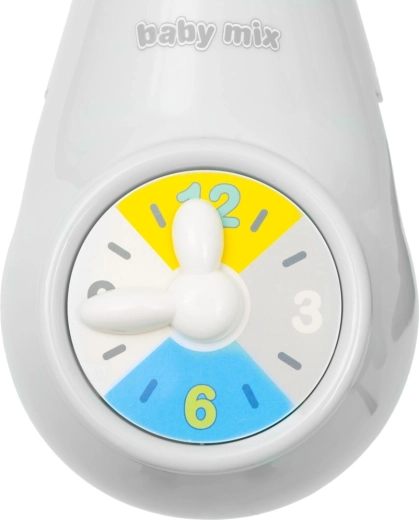Figurines amovibles et horloge