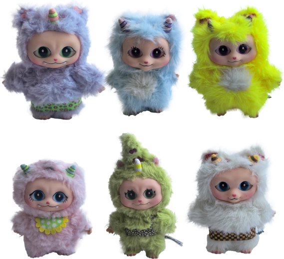 Momoland figurine en peluche flexible 12 cm (assortiment de 6 modèles)
