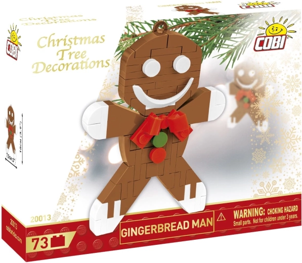Cobi décoration de sapin de Noël en forme de pain d’épices (73 pièces) - 1 pièce