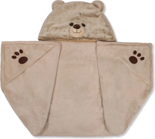Couverture chaude à capuche Ours Cozy Noxxiez