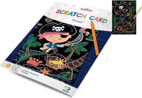Image à gratter Pirate