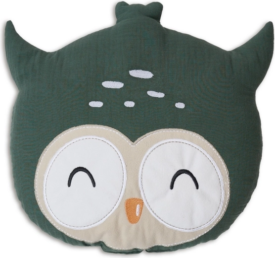 Coussin en mousseline Funnababy Ivy Green