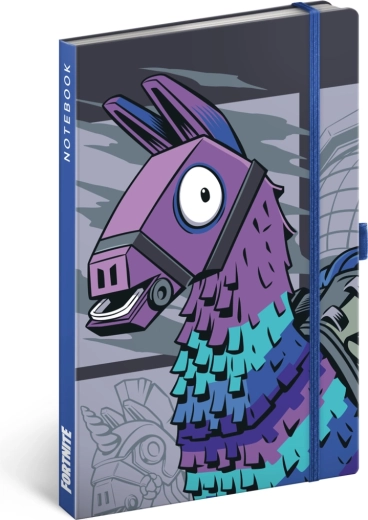 Carnet Notique Fortnite – lama, ligné 13 × 21 cm