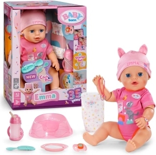 Poupée interactive BABY born Emma avec main magique 43 cm