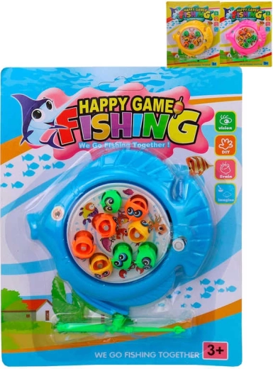 Attrape-poissons – jeu de pêche pour enfants à remonter avec canne à pêche