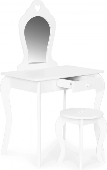 Coiffeuse pour enfants avec miroir et tabouret ECOTOYS