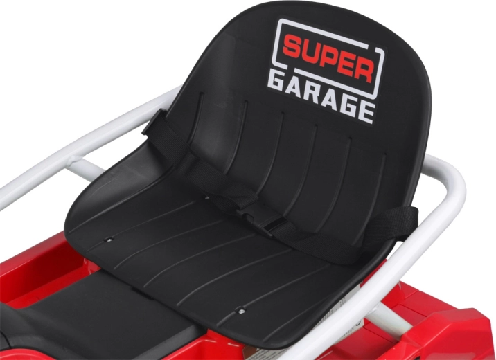 Amusement en toute sécurité grâce au cadre solide et à la ceinture