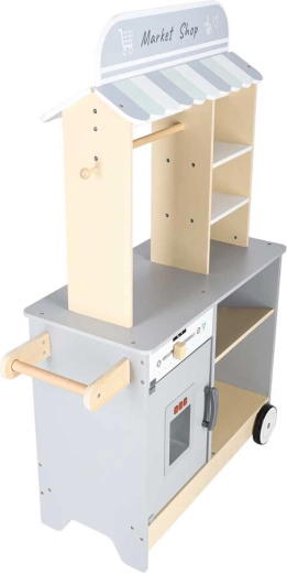 Stand mobile « Market Shop » sur roulettes