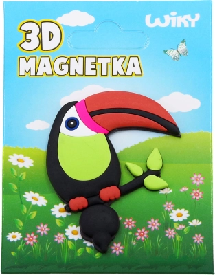 Aimant toucan 3D décoratif