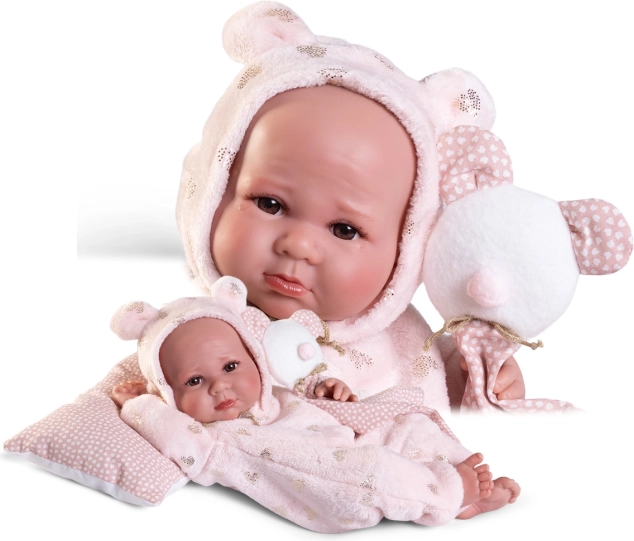 poupée réaliste bébé LUCA 42 cm avec corps tout vinyle