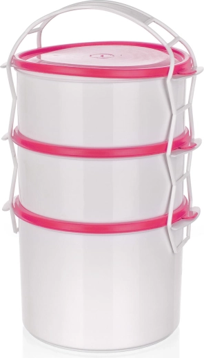 Porte-repas APETIT 2×1 l + 1,5 l, ensemble plastique 3 pièces