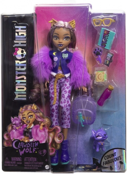 poupée Monster High Clawdeen Wolf avec accessoires