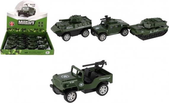 Ensemble de voitures militaires à rétrofriction