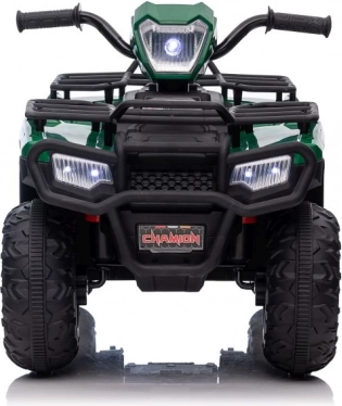 Véhicule électrique tout-terrain à quatre roues pour enfants, vert