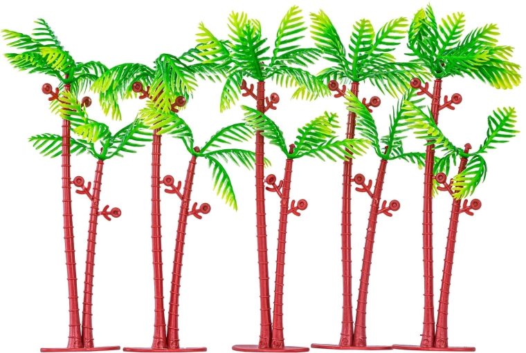 Accessoires pour les scènes : des arbres pour le parc de dinosaures
