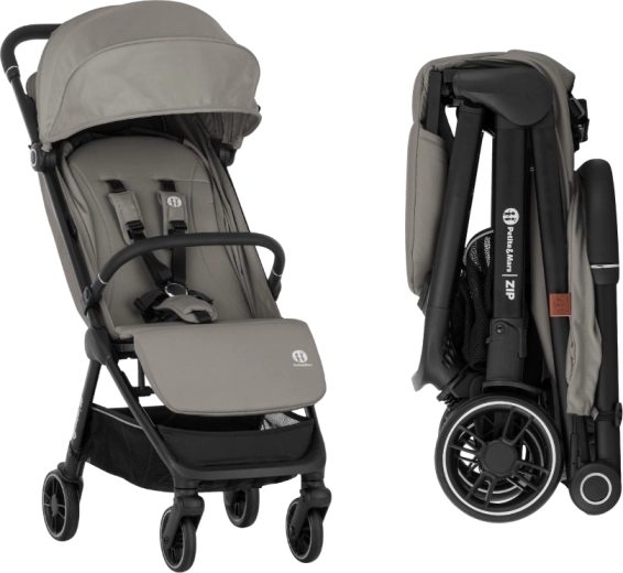 Petite&Mars poussette sportive Zip Velvet Grey