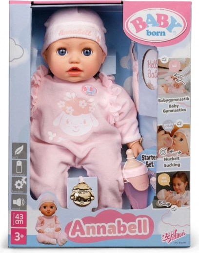 poupée BABY born Annabell 43 cm avec fonctions électroniques