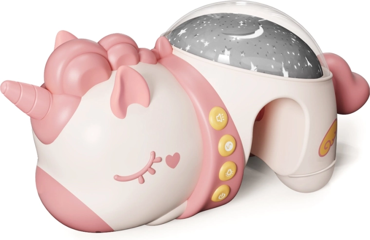 Projecteur pour lit bébé Chipolino avec mélodies Unicorn
