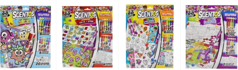 Un coloriage parfumé plein de couleurs