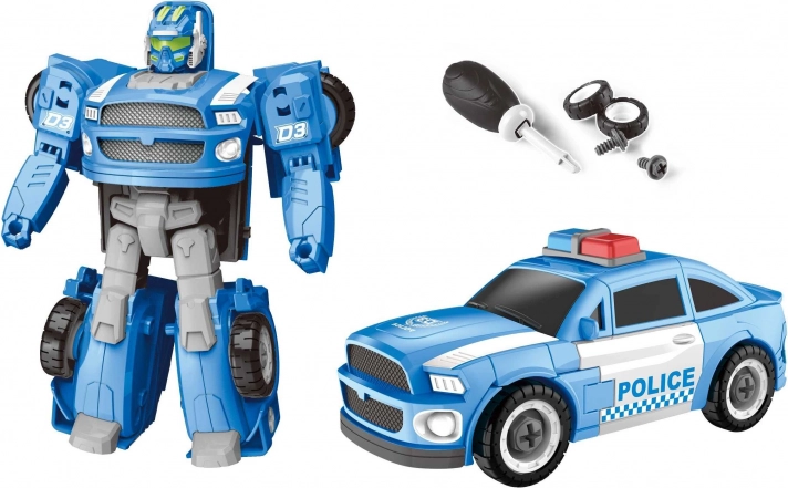 Autorobot de police avec tournevis 15 cm