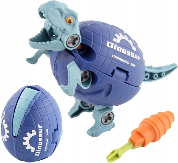 Transformation 2-en-1 : dinosaure et œuf