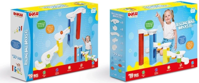 Jeu de construction modulaire avec un grand nombre de pièces