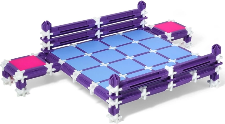 Un lit et des accessoires pour la chambre