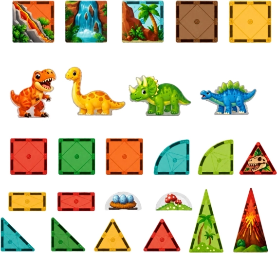 31 pièces pour les formes, les couleurs et l’apprentissage créatif