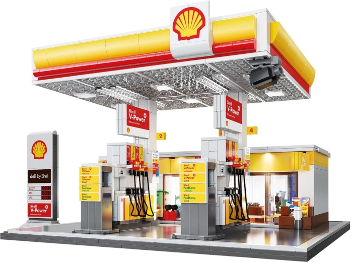 CaDA Station-service Shell avec boutique et lavage auto au 1:30