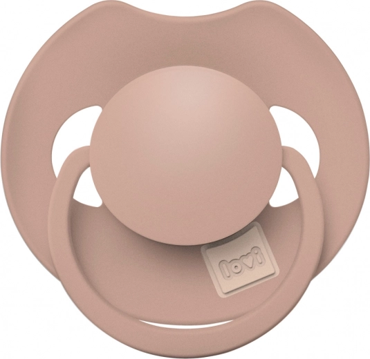 Sucette dynamique en silicone LOVI Prime 0–6 mois, Blush