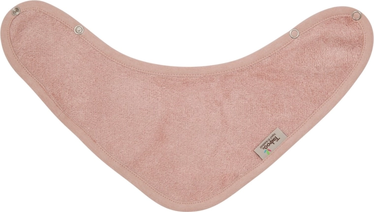 Bavoir bandana Timboo Misty Rose 36 × 22 cm