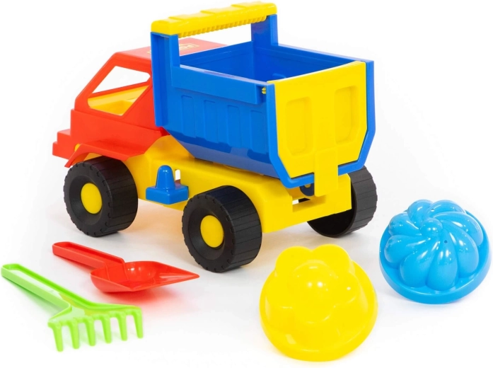 Petite voiture avec benne basculante pour encore plus de fun