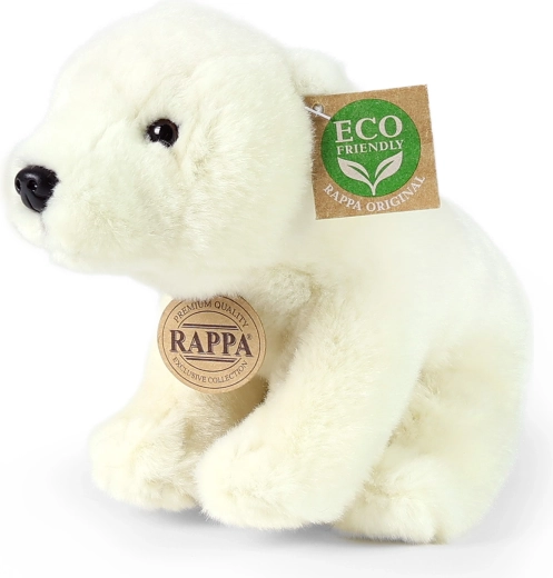 Ours polaire en peluche 20 cm écoresponsable RAPPA
