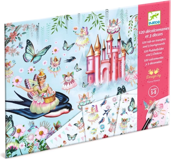 Kit Djeco de décalcomanies La forêt enchantée