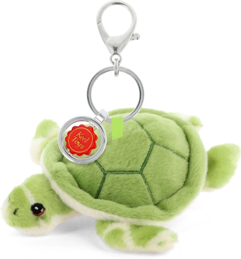 Porte-clés peluche tortue 12 cm