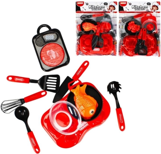 Cuisine pour enfants – cuisinière à deux plaques et accessoires (2 variantes)