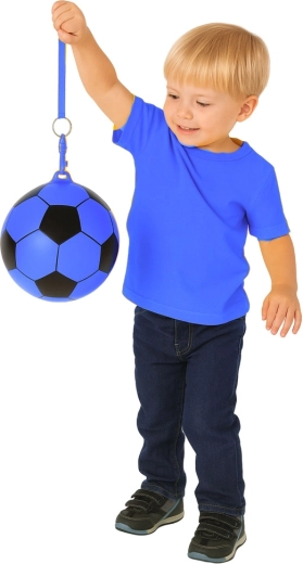 Design football et bleu vif